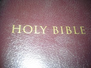 Picture of a bible cover