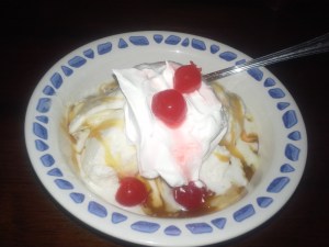 Banana royale sundae