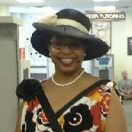 Roshaunda in 1940's-esque couture