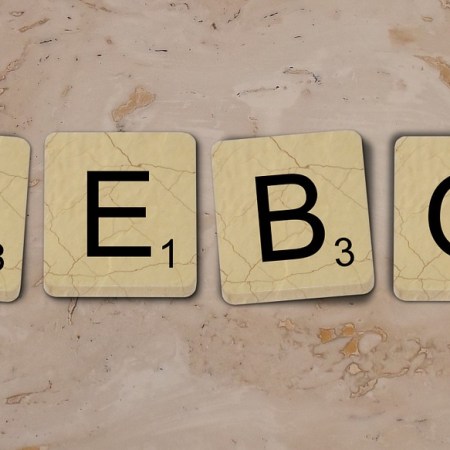 "facebook" spelled out with a facebook logo and Scrabble tiles by kpgolfpro on Pixabay at https://pixabay.com/en/facebook-facebook-icon-face-book-1006474/