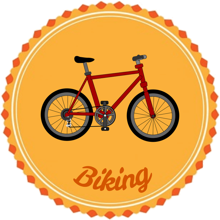 Bike badge by raphink on Pixabay at https://pixabay.com/en/badge-flair-biking-1093966/