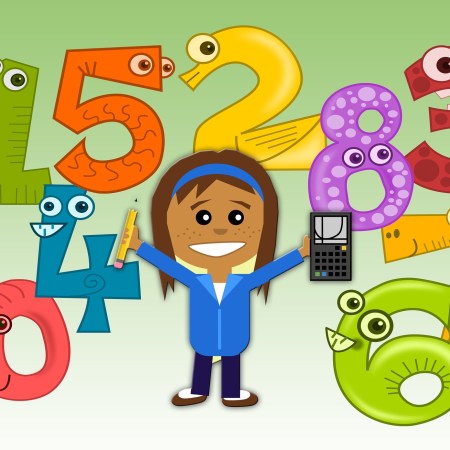 Numbers in the shapes of animals by geralt on Pixabay at https://pixabay.com/en/mathematics-pay-digits-student-1044079/