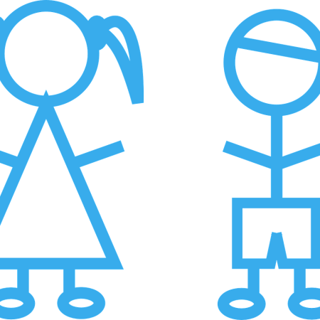 Stick figure children by ClkerFreeVectorImages on Pixabay at https://pixabay.com/en/children-stick-figures-girl-boy-310554/