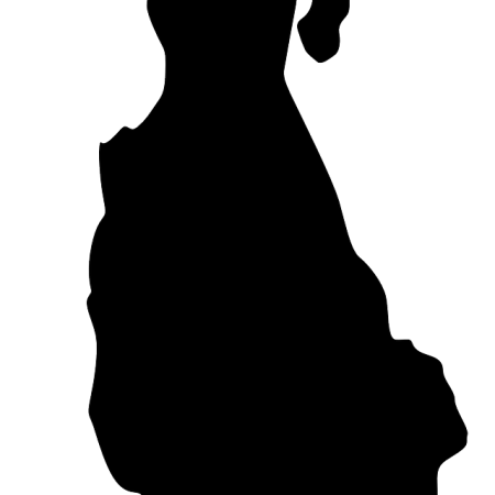 Silhouette of a woman in a long skirt or dress by OpenClipartVectors on Pixabay at https://pixabay.com/en/lady-woman-adult-people-skirt-147887/