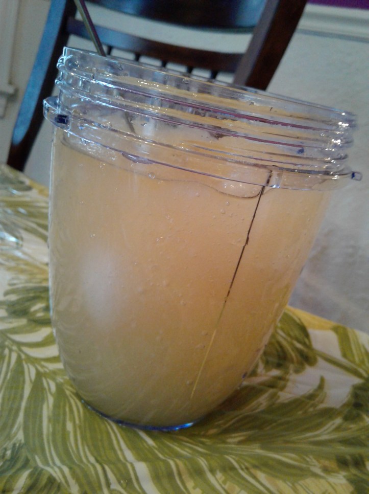 Frozen treat made of apple juice, Sprite, and ice