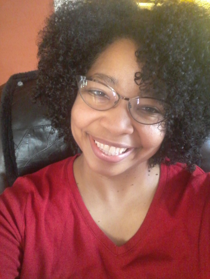 Me super excited to receive my first Stich Fix Fix