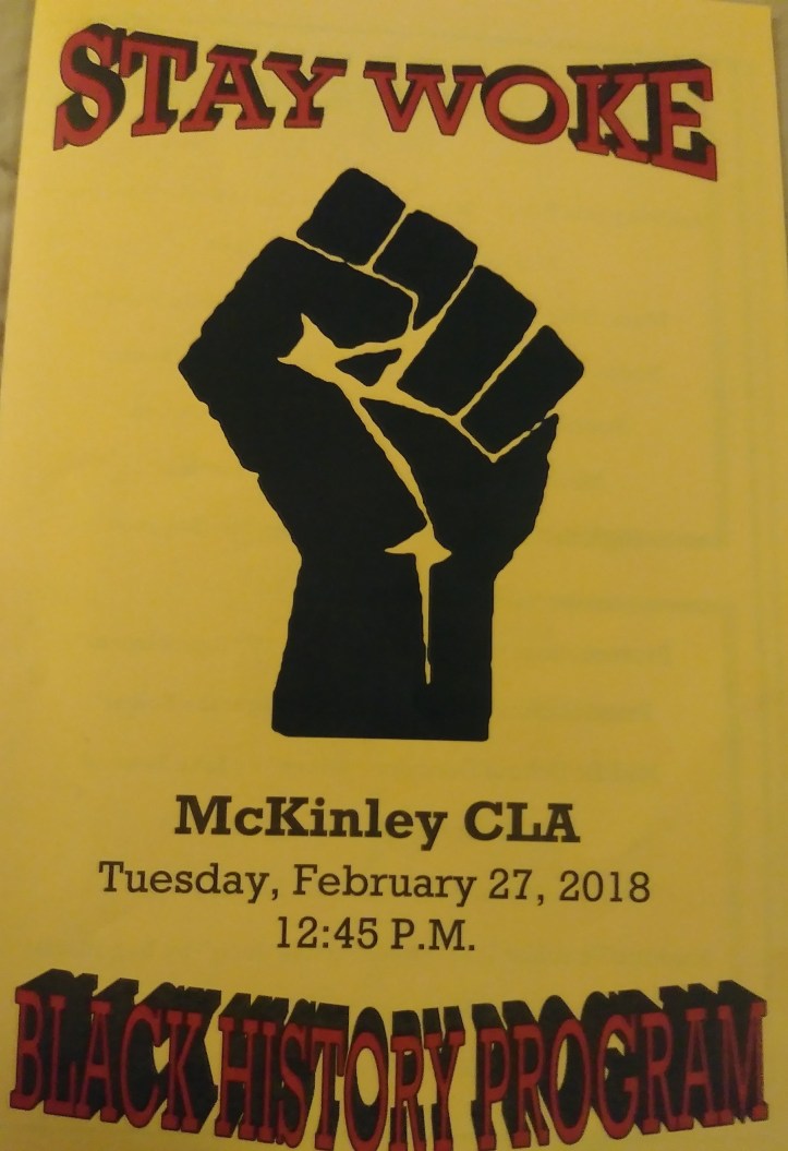 Stay Woke - Black History Month Program